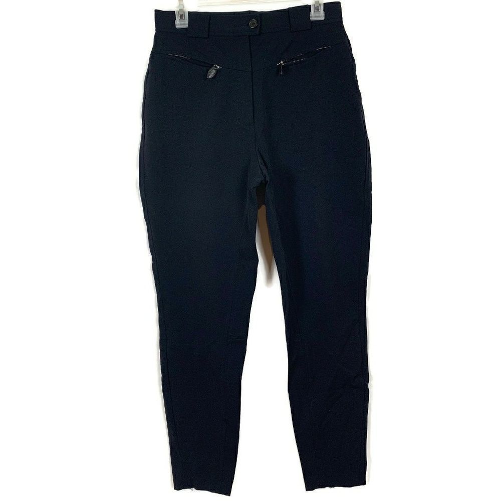 Womens ESCADA‎ Black Capri High Rise Pants Sz 40
